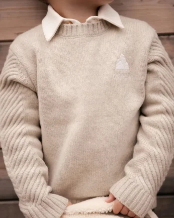 Donsje  pulover pentru copii din lână merino Geeratz Merino Wool Sweater Mountain