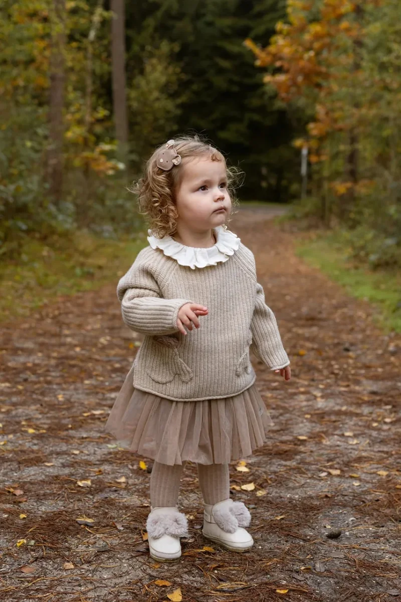 Donsje  pulover pentru copii din lână Pawien Merino Wool Sweater