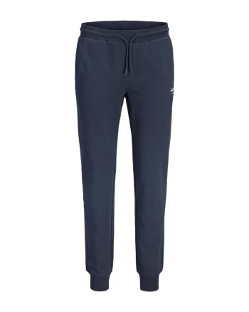 Jack & Jones Pantaloni lungi de trening baieti, cu talie joasa, Regular fit, Bleumarin inchis (SELECTATI MARIMEA: 176 cm)