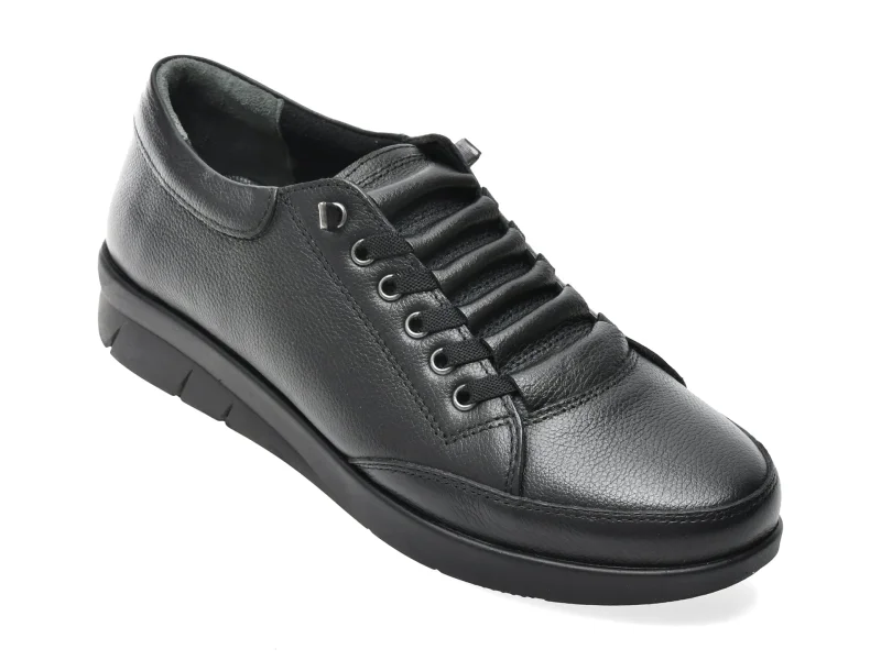Pantofi sport FLAVIA PASSINI negri, SGP05, din piele naturala