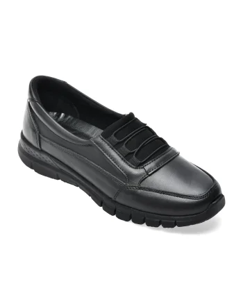 Pantofi sport FLAVIA PASSINI negri, SGP503, din piele naturala