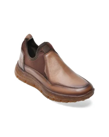 Pantofi sport FLAVIA PASSINI maro, EV2983, din piele naturala