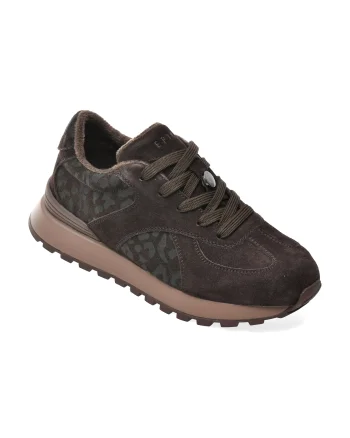 Pantofi sport EPICA maro, 82800, din piele intoarsa