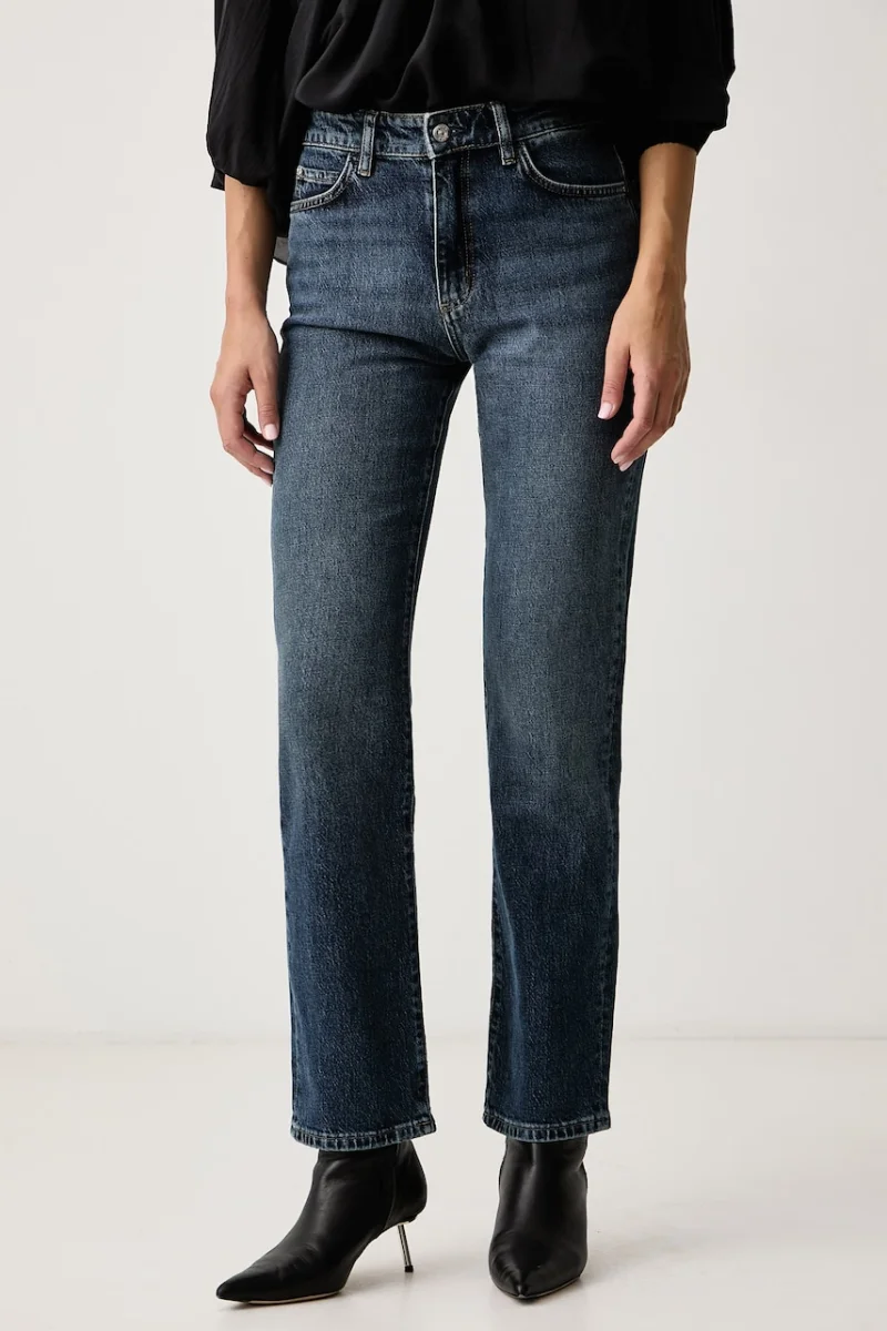 BOSS  blugi straight pentru femei PARKWAY-SLIM STR 2.0