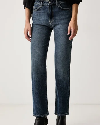 BOSS  blugi straight pentru femei PARKWAY-SLIM STR 2.0