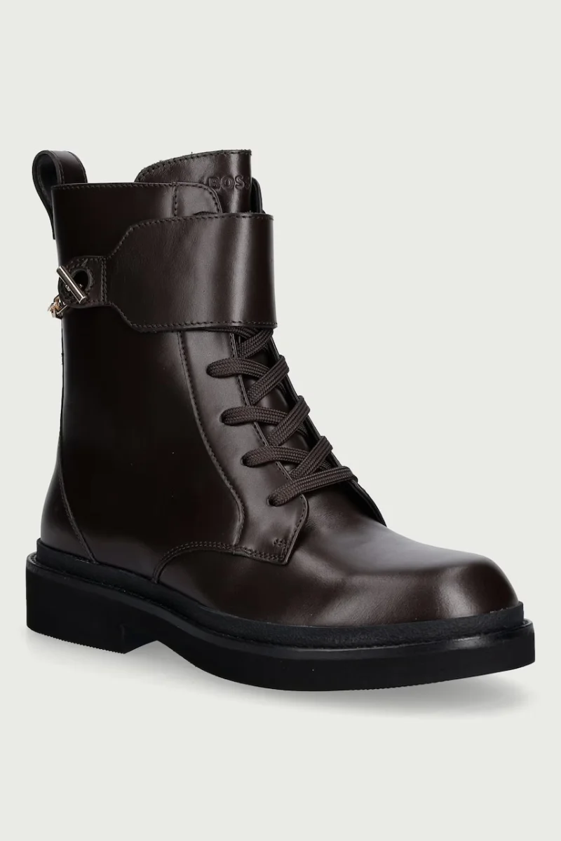 BOSS  botine pentru femei din piele Eleri