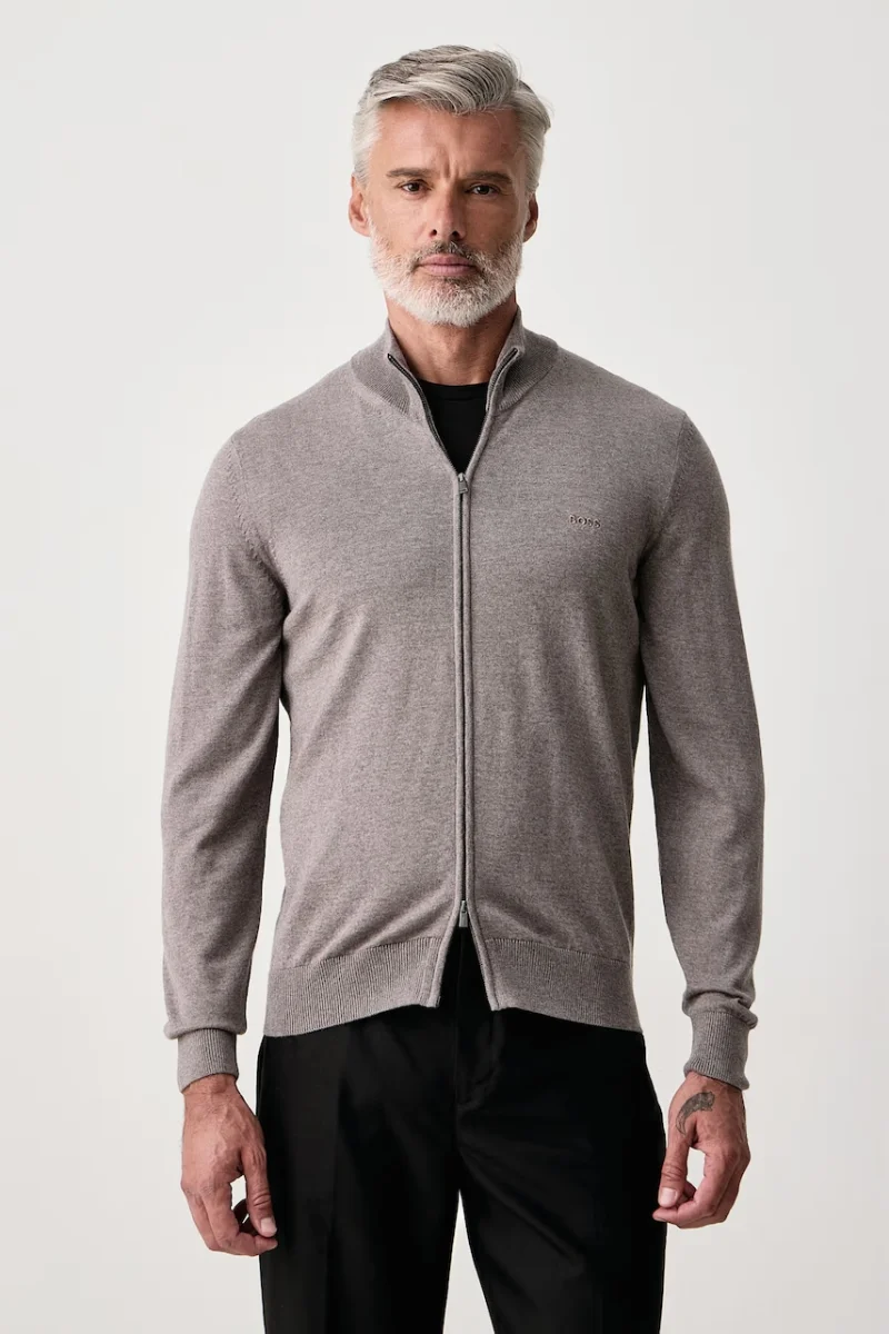 BOSS  cardigan pentru bărbați din lână H-Balonso-L