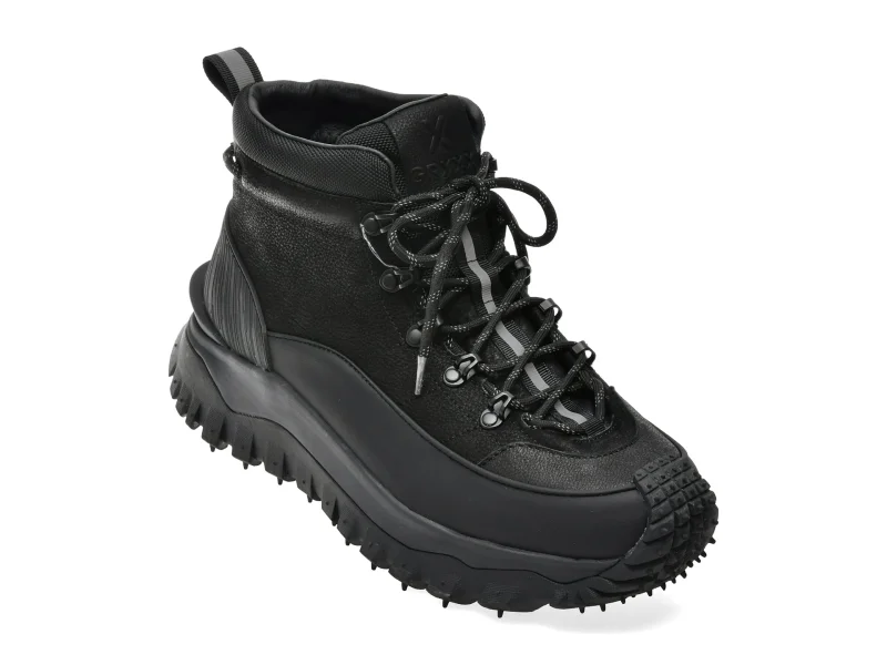 Ghete GRYXX negre, 690065, din nabuc
