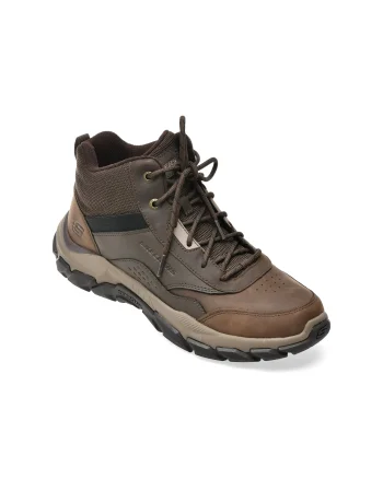 Ghete SKECHERS maro, 205587, din piele naturala
