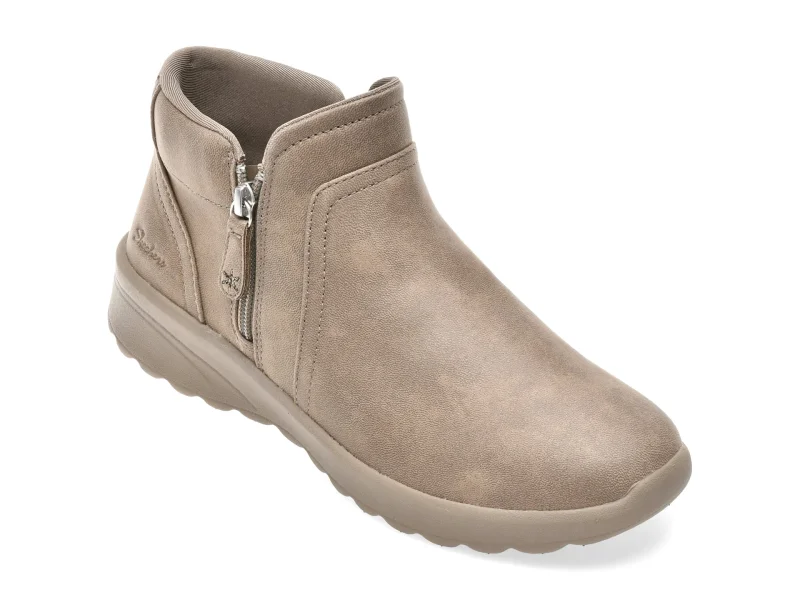 Ghete SKECHERS gri, 159637, din material textil
