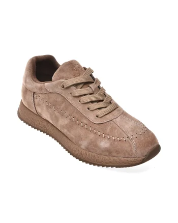 Pantofi sport EPICA gri, QS954, din nabuc