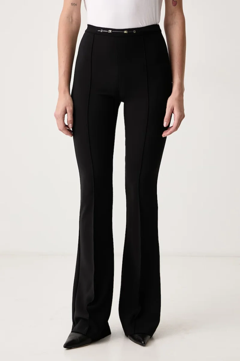 Elisabetta Franchi  pantaloni evazați flare pentru femei