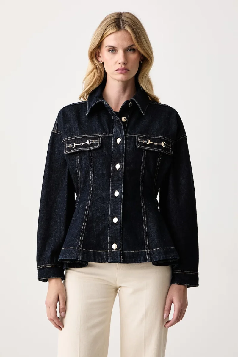 Retrofete  cămașă pentru femei din denim Jeannie