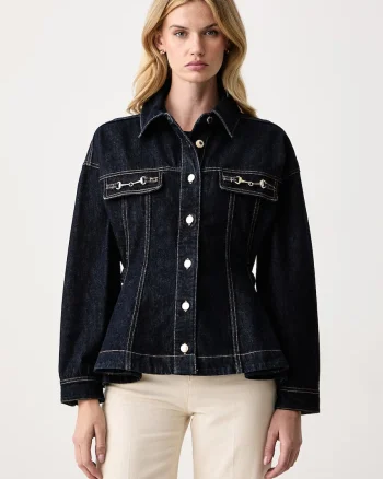 Retrofete  cămașă pentru femei din denim Jeannie