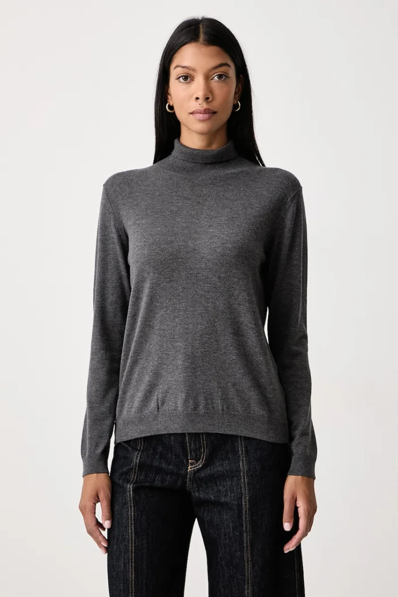 Weekend Max Mara  pulover cu guler înalt pentru femei cu amestec de mătase WKDKIKU