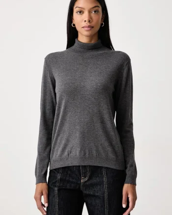 Weekend Max Mara  pulover cu guler înalt pentru femei cu amestec de mătase WKDKIKU