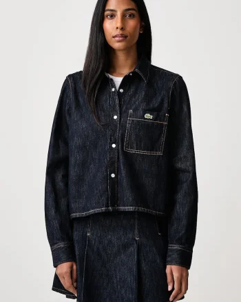 Lacoste  cămașă de damă din denim