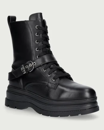 Pinko  botine cu platformă pentru femei din piele Eva 04