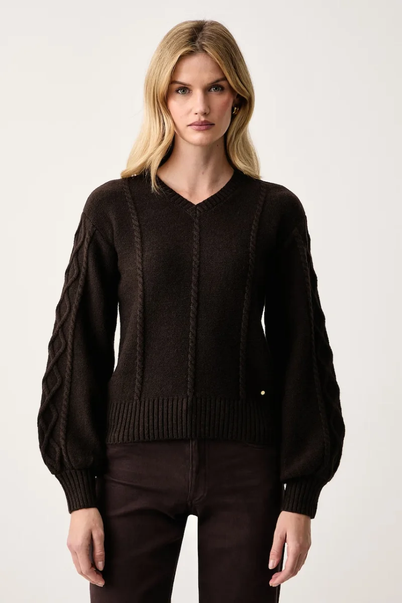 Armani Exchange  pulover loungewear pentru femei cu amestec de lână