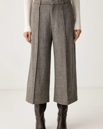 Mos Mosh  pantaloni straight pentru femei din lână