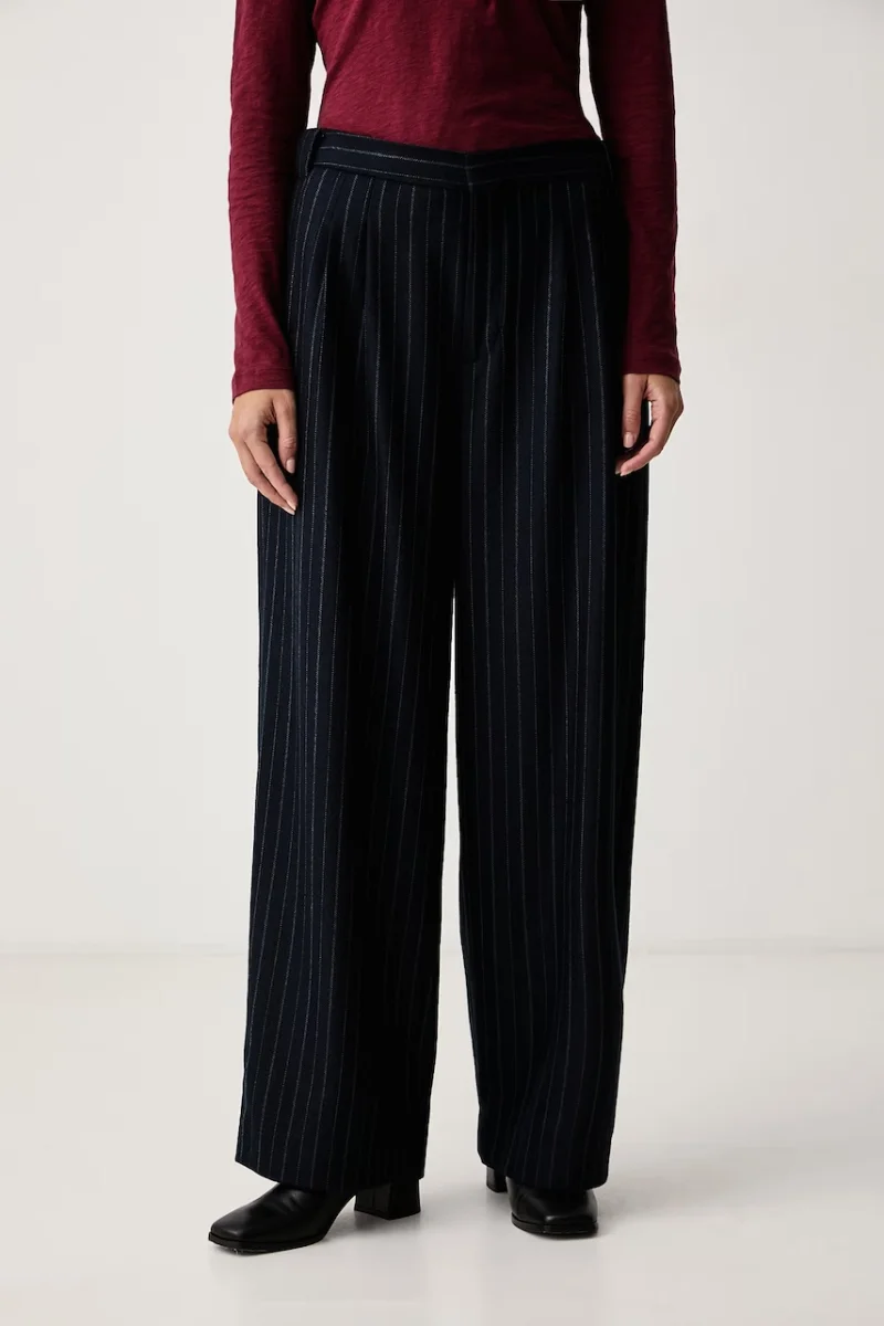 rag & bone  pantaloni de costum pentru femei cu lână Lawrence