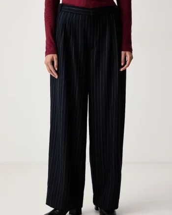 rag & bone  pantaloni de costum pentru femei cu lână Lawrence