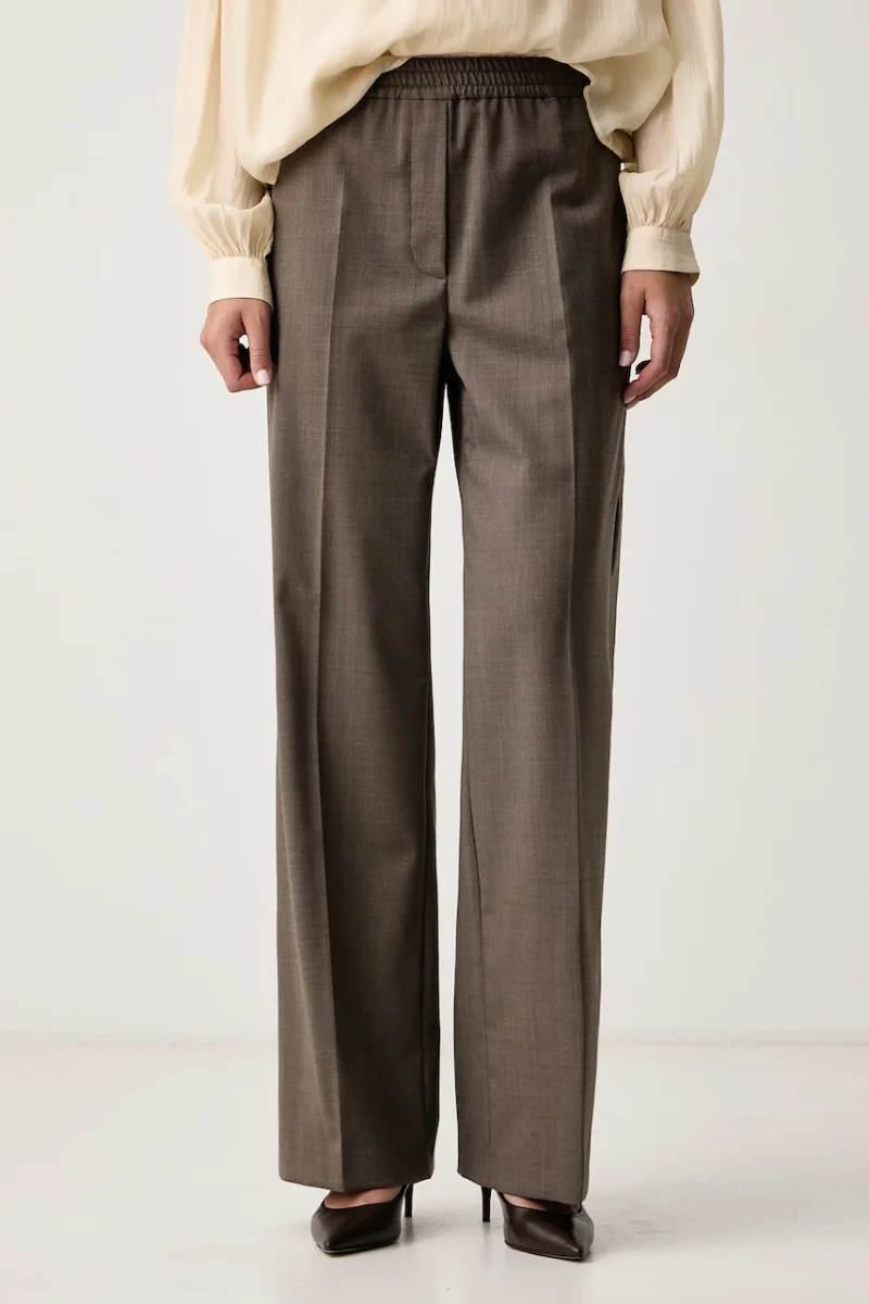 Weekend Max Mara  pantaloni pentru femei cu lână WKDPETRA