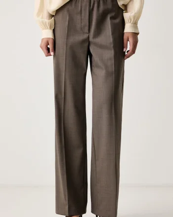 Weekend Max Mara  pantaloni pentru femei cu lână WKDPETRA