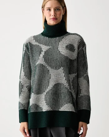 Marimekko  pulover cu guler înalt pentru femei cu lână