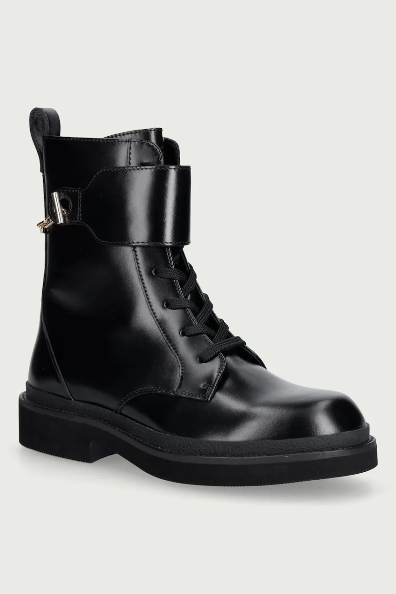 BOSS  botine pentru femei din piele Eleri