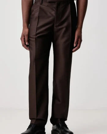 Kenzo  pantaloni chinos pentru bărbați cu lână