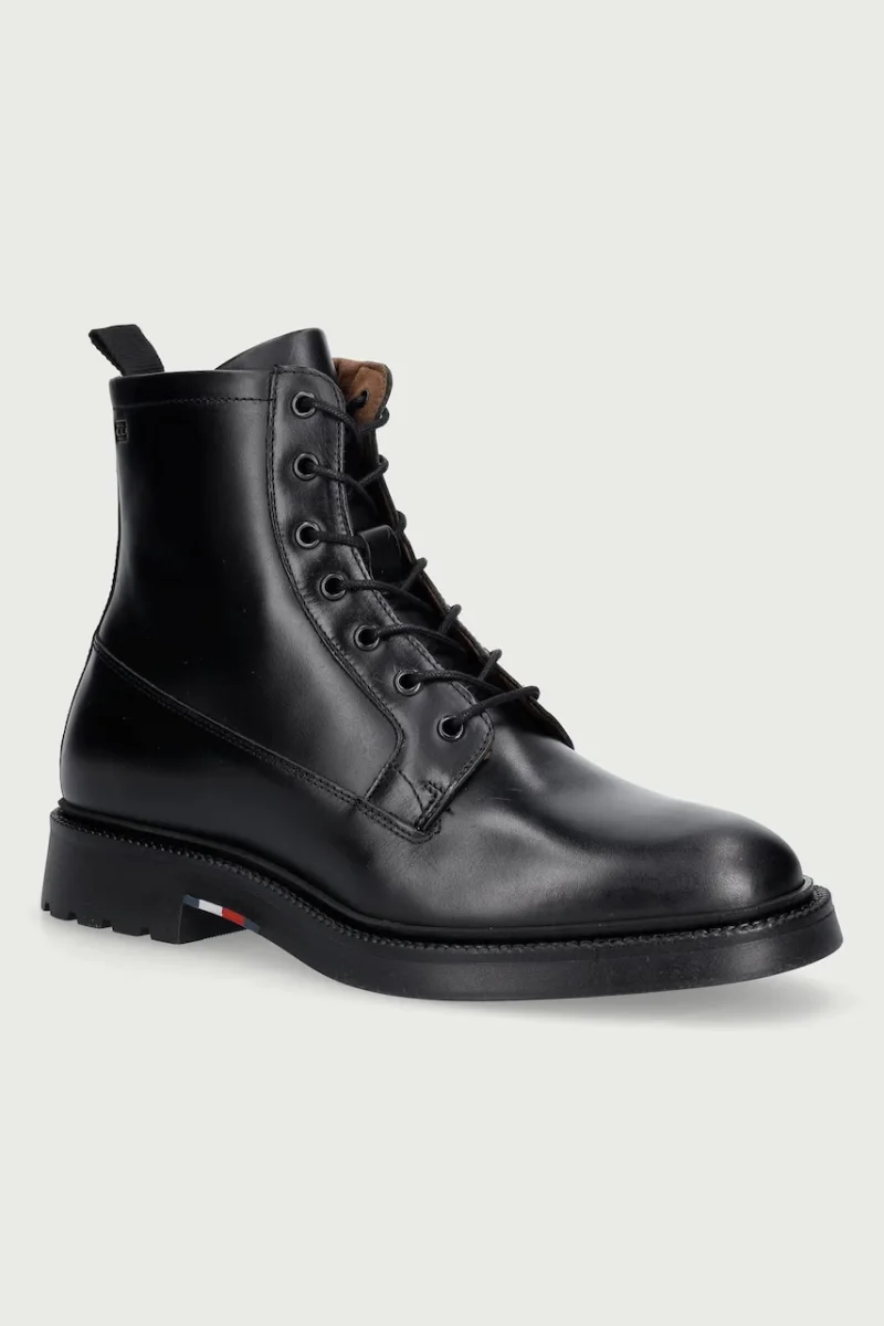 Tommy Hilfiger  încălțăminte pentru bărbați din piele CORPORATE CASUAL LTH BOOT