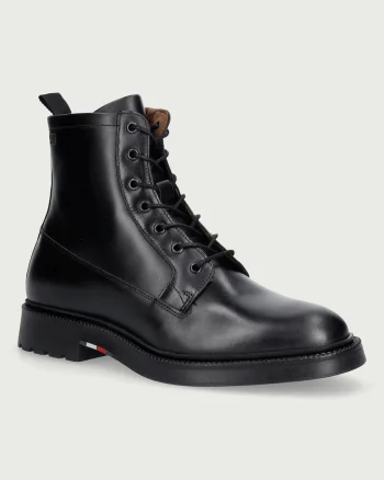 Tommy Hilfiger  încălțăminte pentru bărbați din piele CORPORATE CASUAL LTH BOOT
