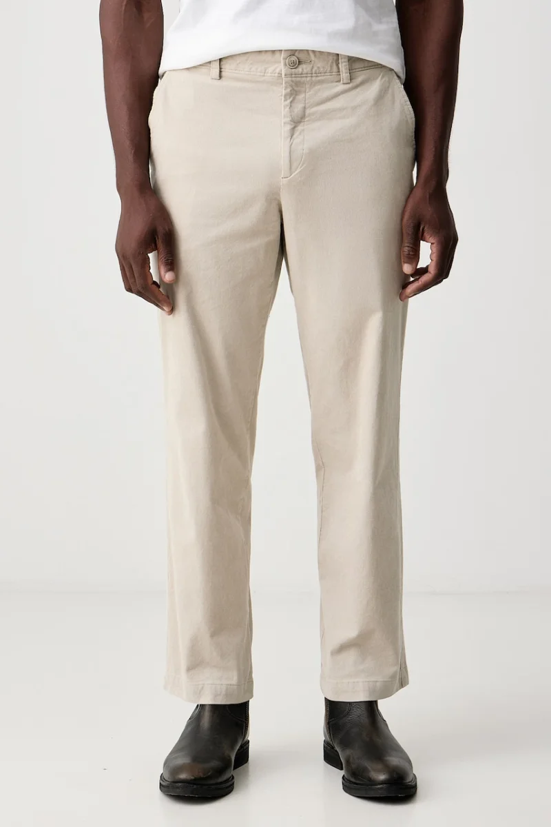 BOSS Orange  pantaloni pentru bărbați din catifea reiată Chino_Keyes_DS