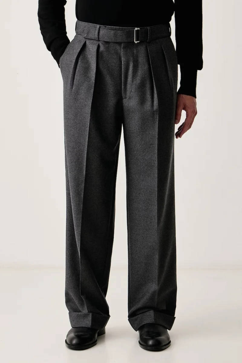 Officine Generale  pantaloni de costum pentru bărbați din lână NASH