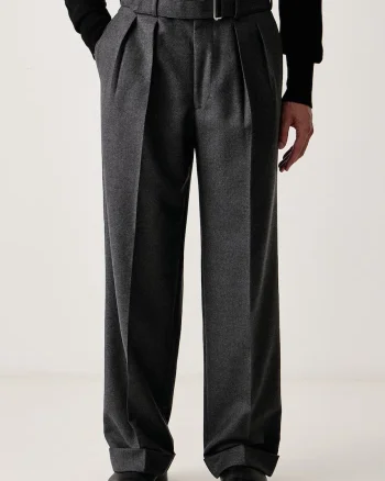 Officine Generale  pantaloni de costum pentru bărbați din lână NASH
