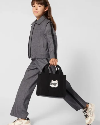 Karl Lagerfeld  pantaloni pentru copii cu vâscoză