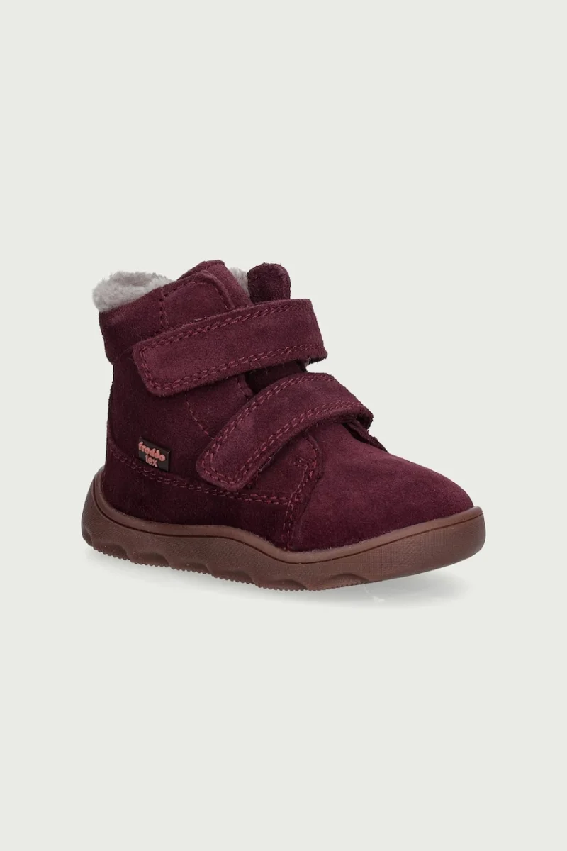 Froddo  încălțăminte de iarnă pentru copii din piele întoarsă ZERU TEX FURRY BAREFOOT