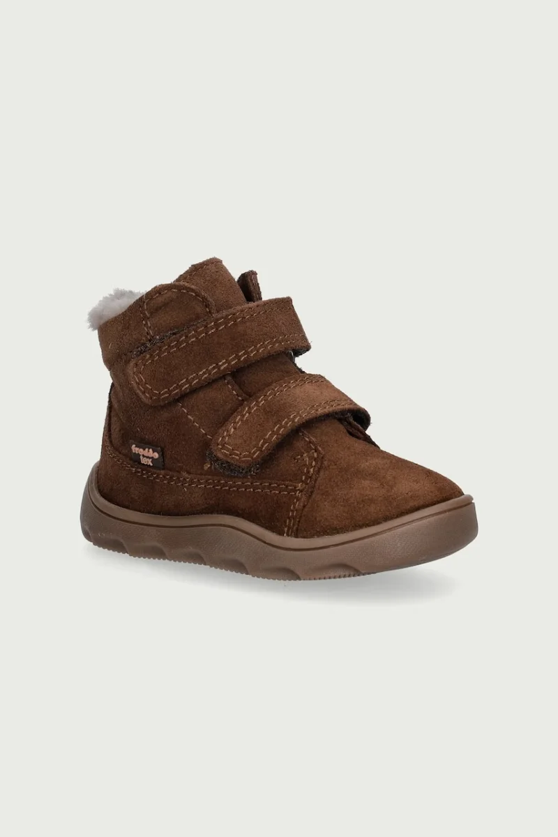 Froddo  încălțăminte de iarnă pentru copii din piele întoarsă ZERU TEX FURRY BAREFOOT
