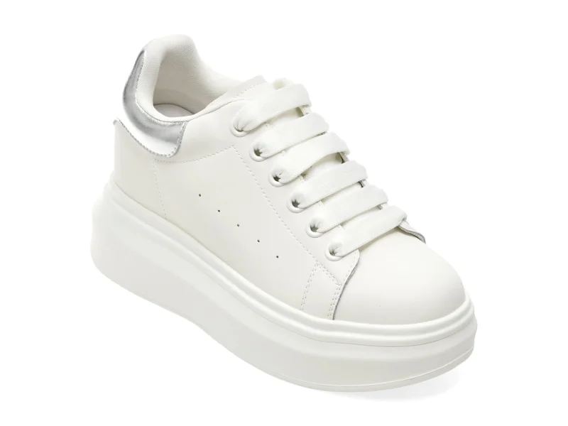 Pantofi sport GRYXX albi, 260016, din piele naturala