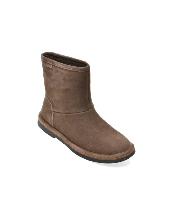 Ghete EPICA gri, T1381, din piele intoarsa