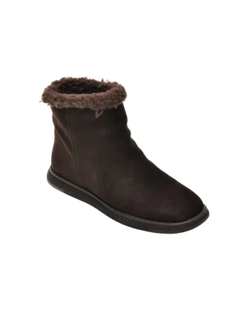 Ghete GRYXX maro, T1536, din piele intoarsa