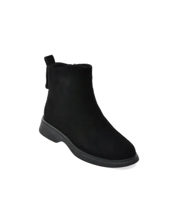 Ghete FLAVIA PASSINI negre, 1519G52, din piele intoarsa