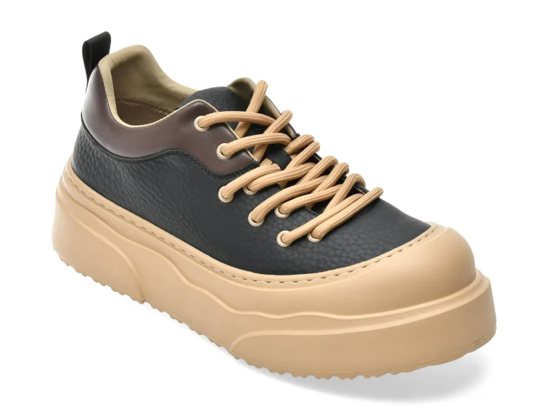 Pantofi sport GRYXX negri, 7565, din piele naturala
