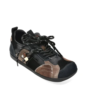 Pantofi sport GRYXX negri, 39968, din piele intoarsa