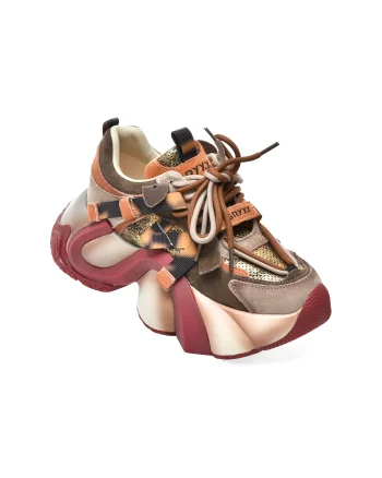 Pantofi sport GRYXX maro, 5822, din piele ecologica