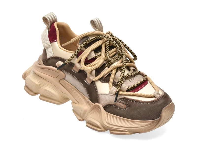 Pantofi sport FLAVIA PASSINI maro, 5758, din piele naturala
