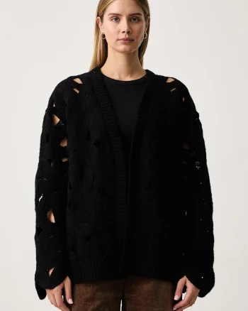 Fracomina  cardigan pentru femei din lână merino