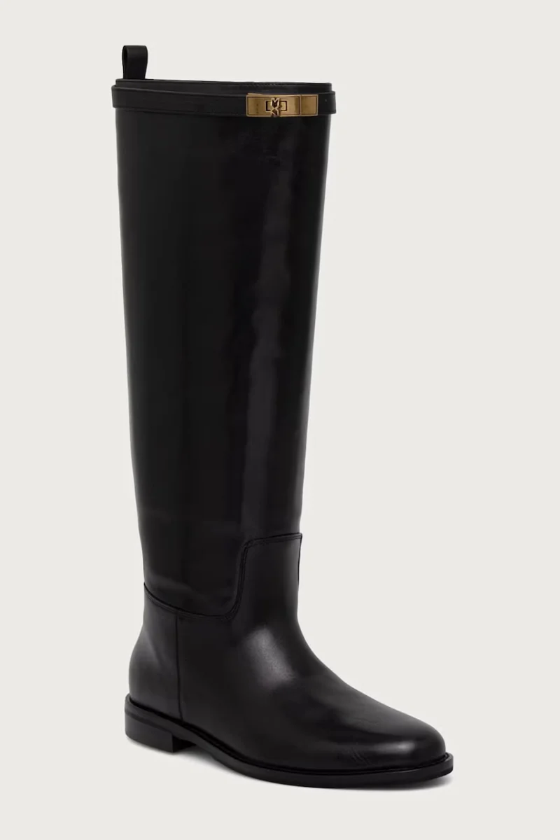 Nokwol  cizme pentru femei din piele Vera Black Leather
