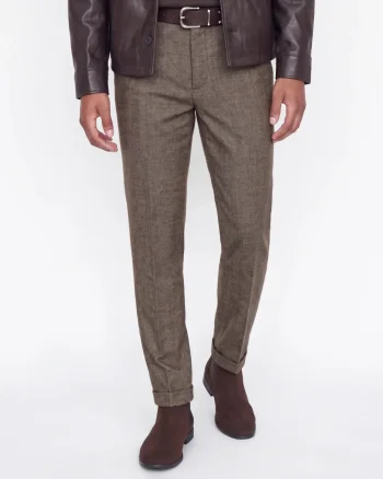 Jack & Jones Pantaloni chino, barbati, cu talie medie, Regular Fit, JPSTOLLIE, Maro inchis (SELECTATI MARIMEA: 29, SELECTATI LUNGIMEA: 32)